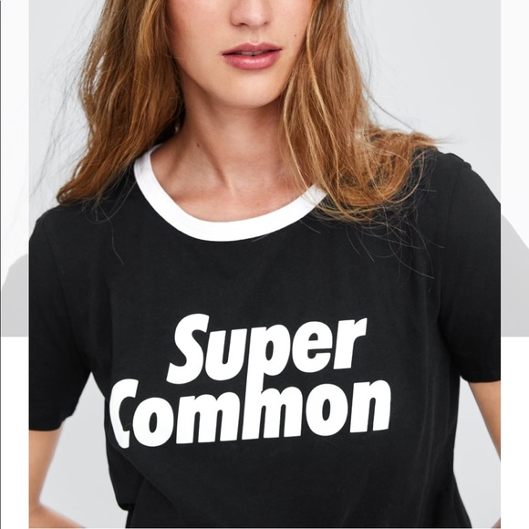 NWT ZARA trafaluc Black White Graphic Tee, S. - Picture 4 of 8